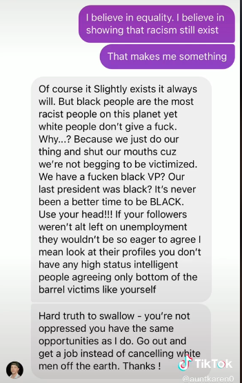 image from aunt karen tiktok