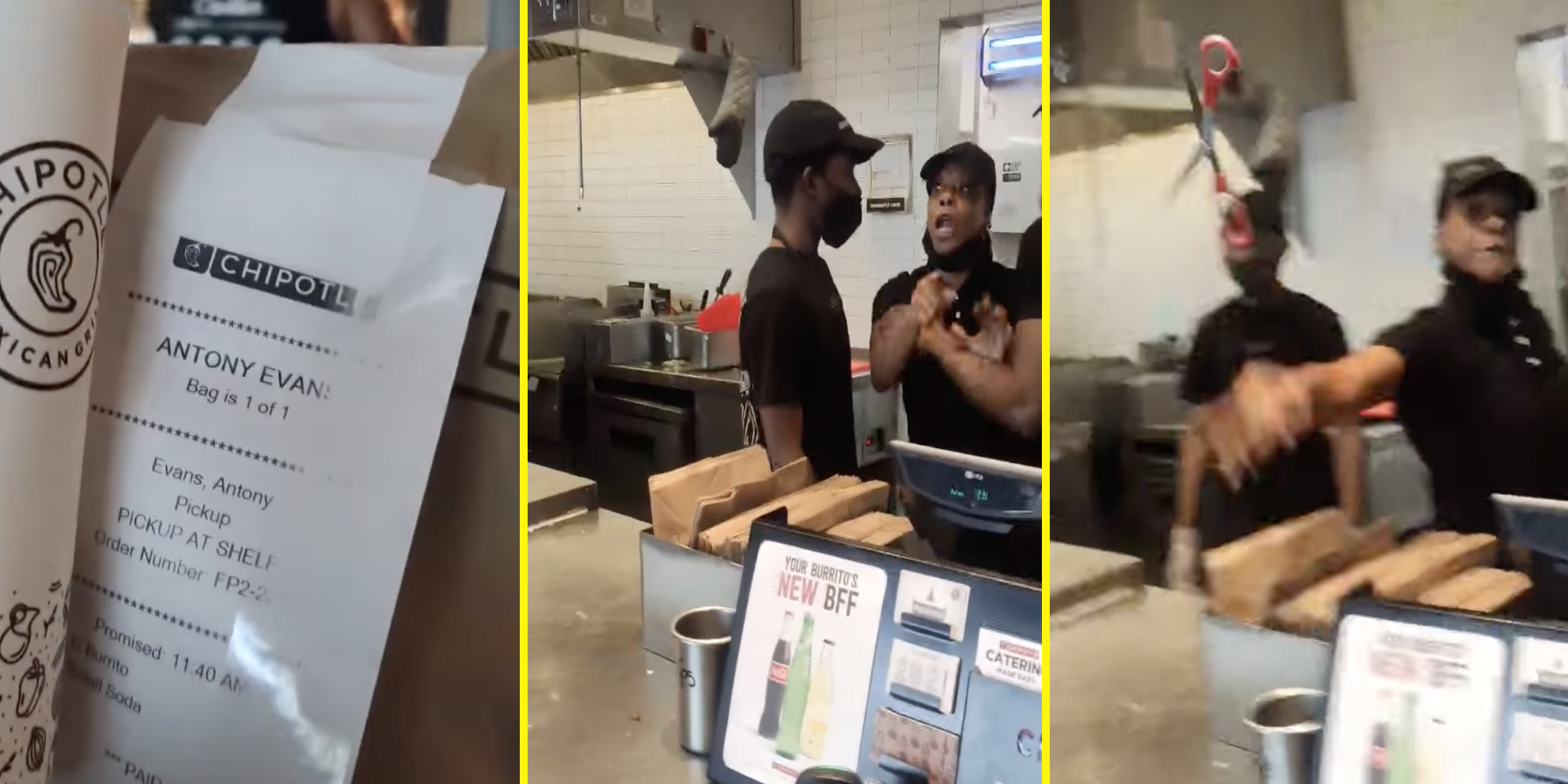 chipotle scissors video