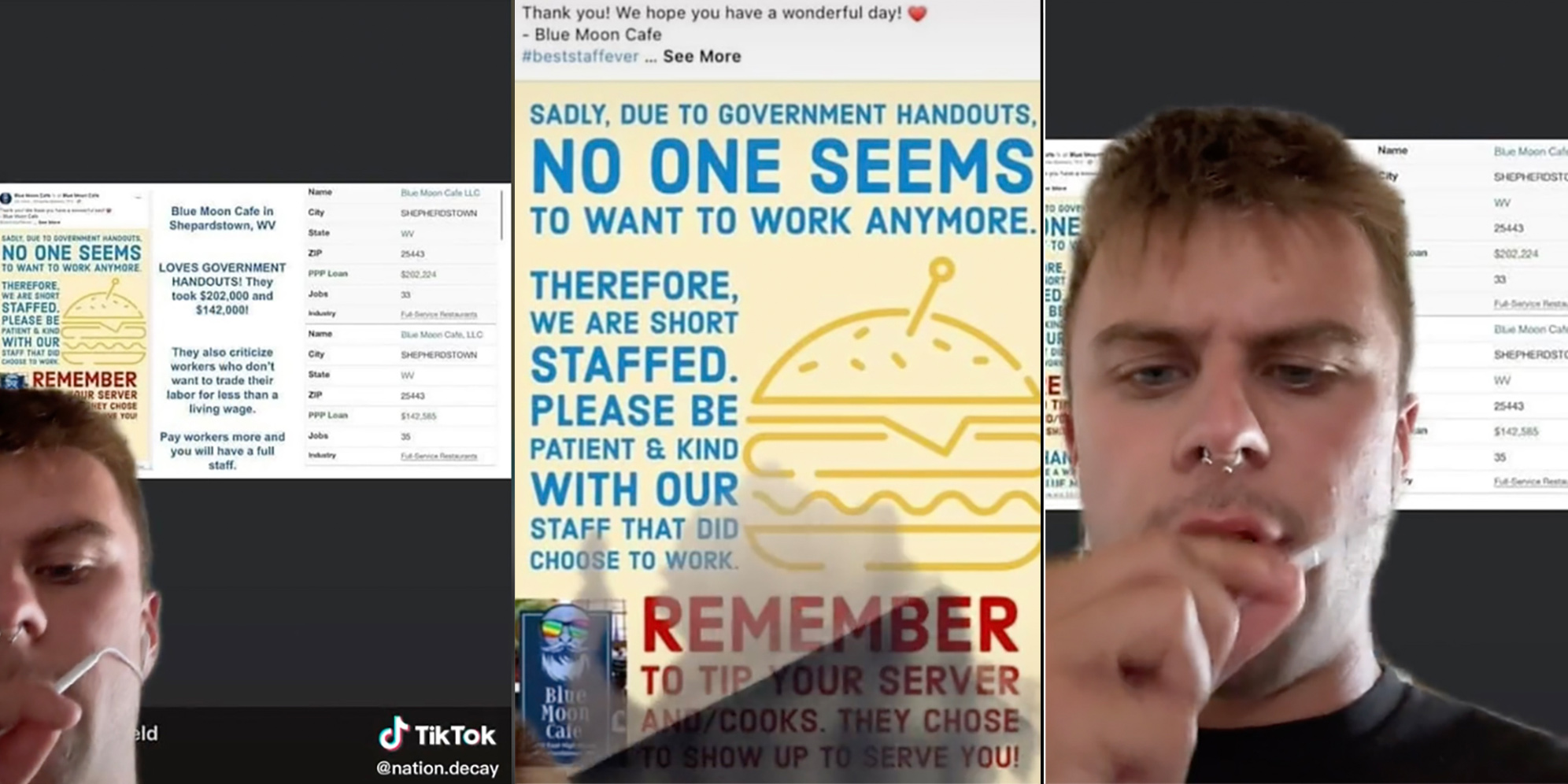 tiktok blue moon cafe