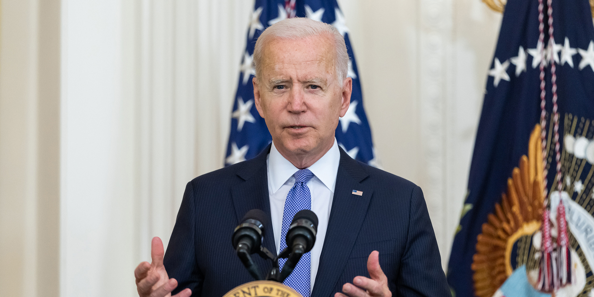 Joe Biden at lectern