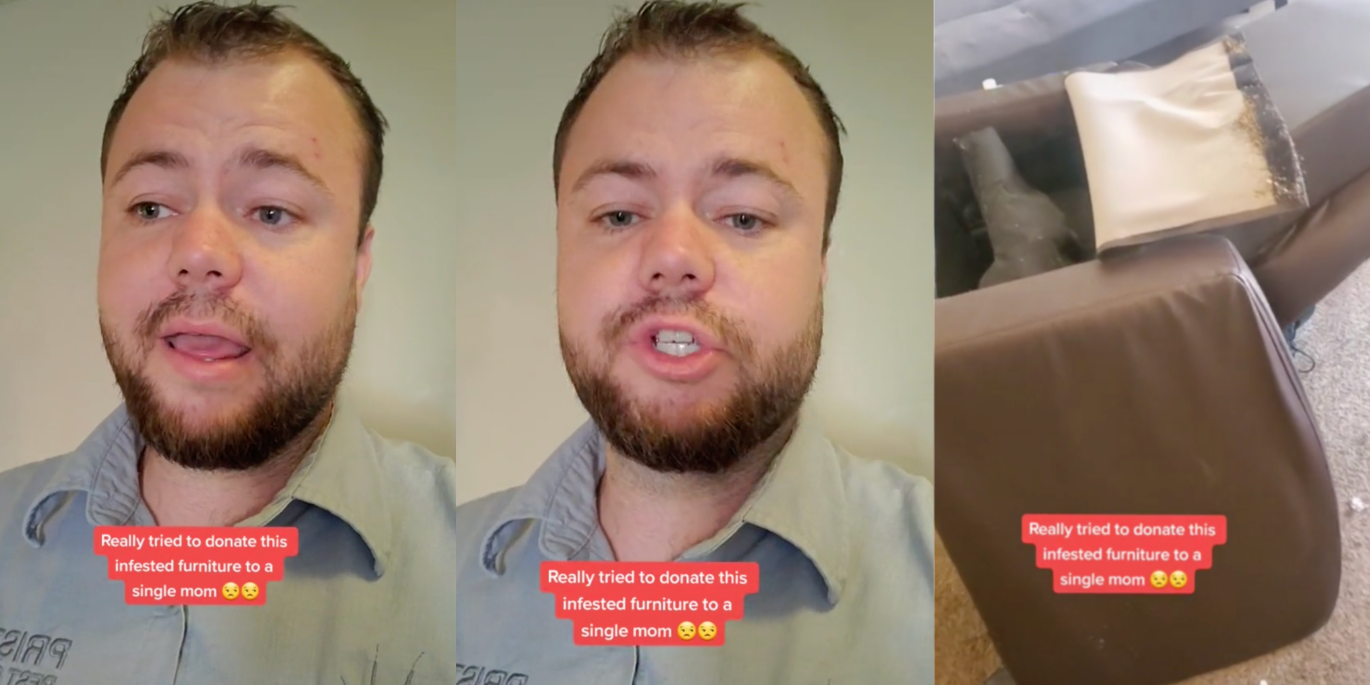 @exterminatorking, furniture infested with bed bugs