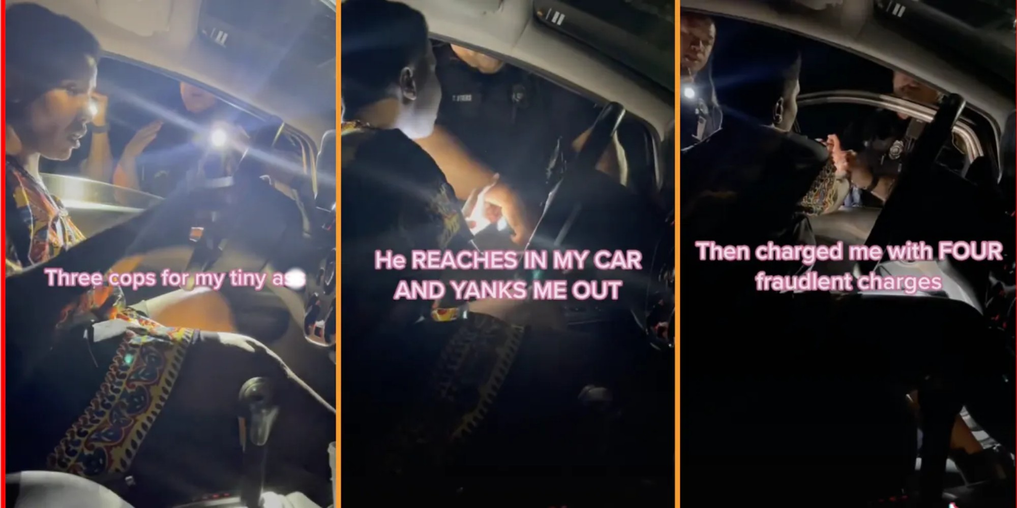 tiktok florida woman pulled out of car by cops