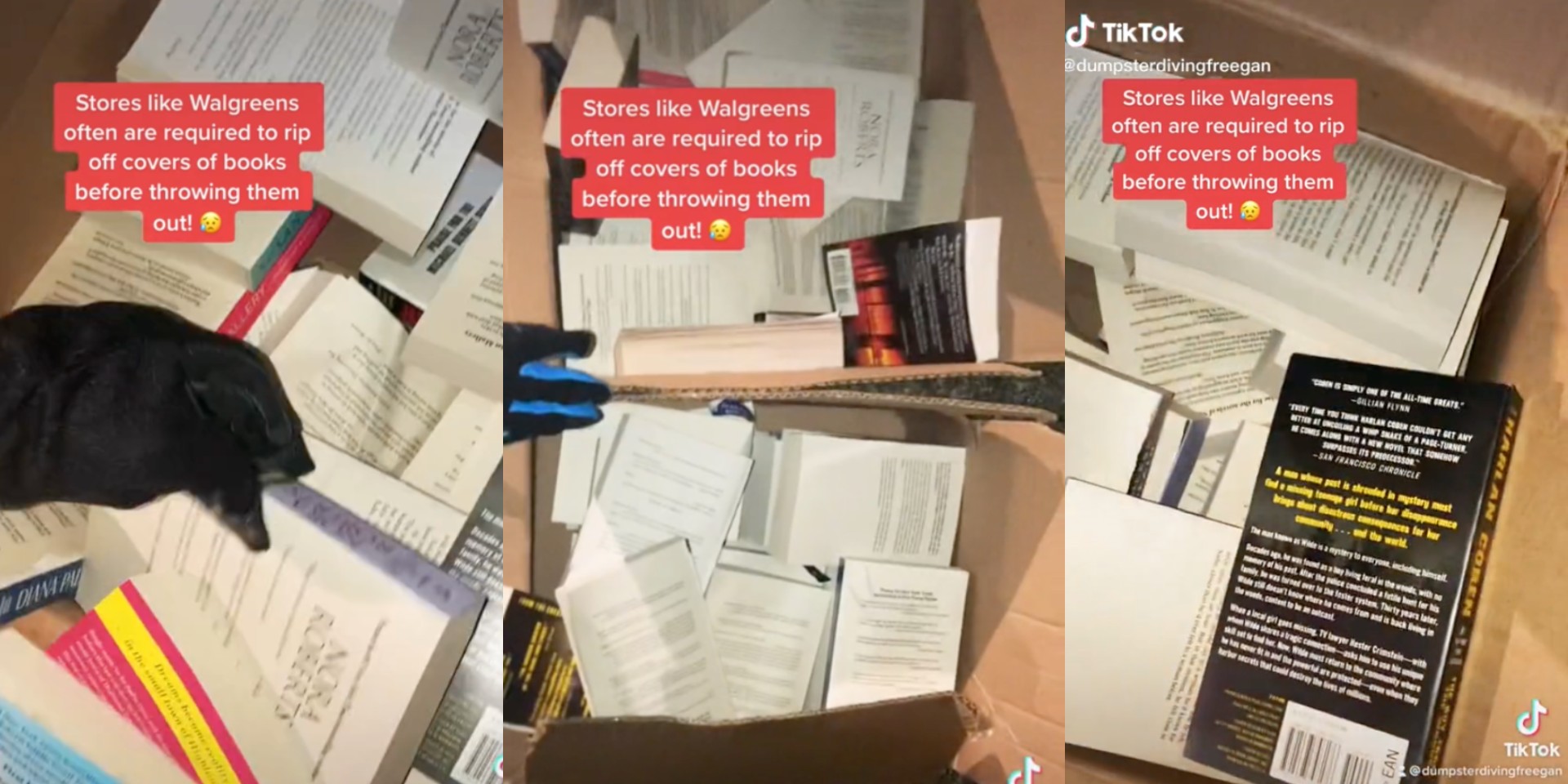 Books without cover tiktok