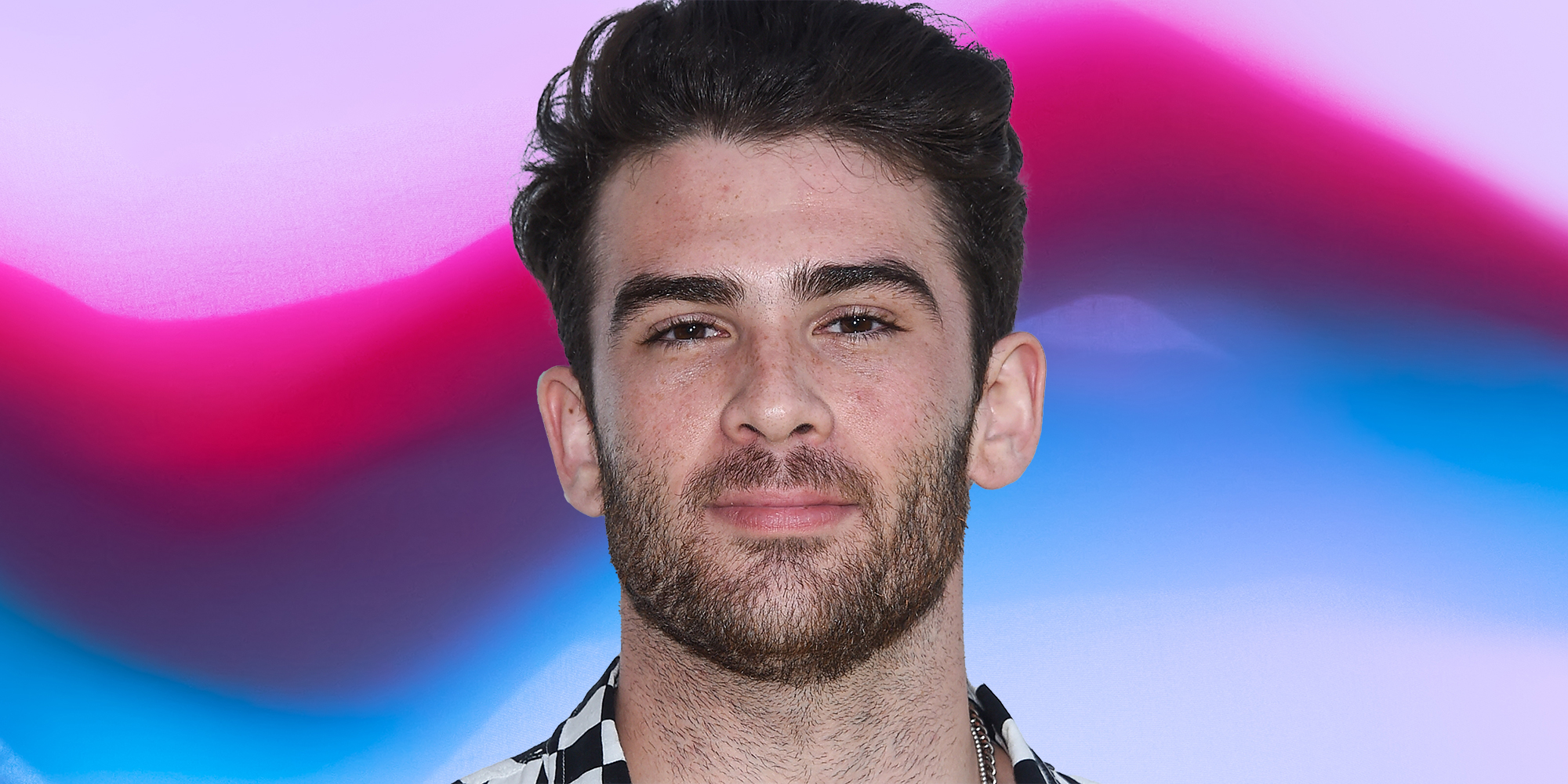 A man looking into camera.