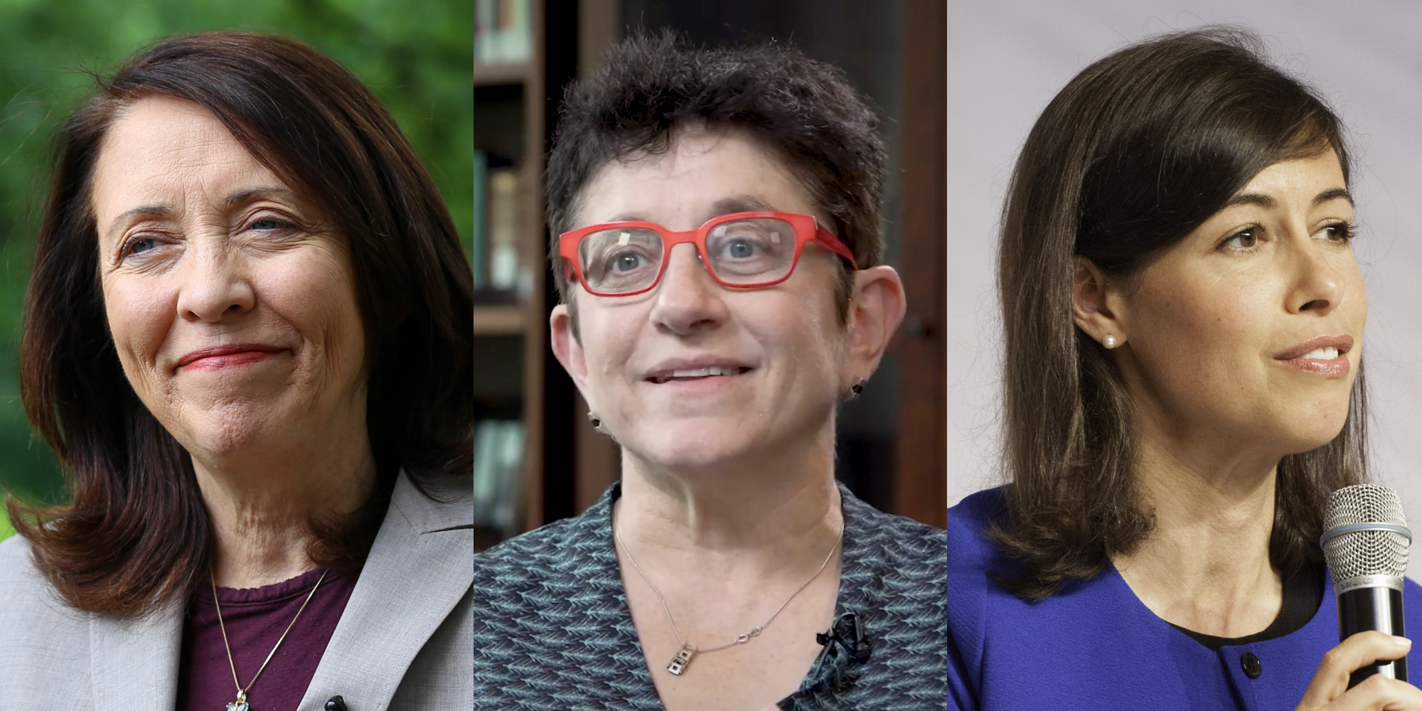 Maria Cantwell (l) Gigi Sohn (c) Jessica Rosenworcel (r)