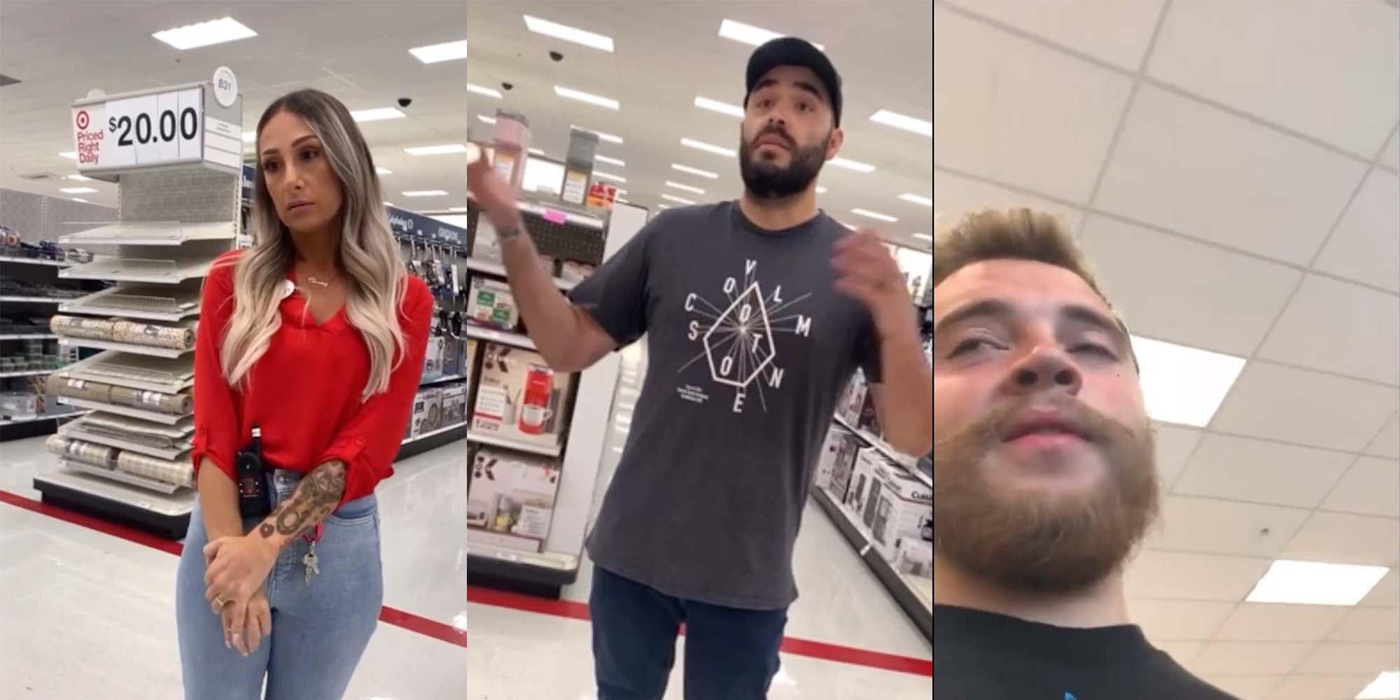 In a video posted on a Reddit, a man calls Pride t-shirts satanic proprganda.