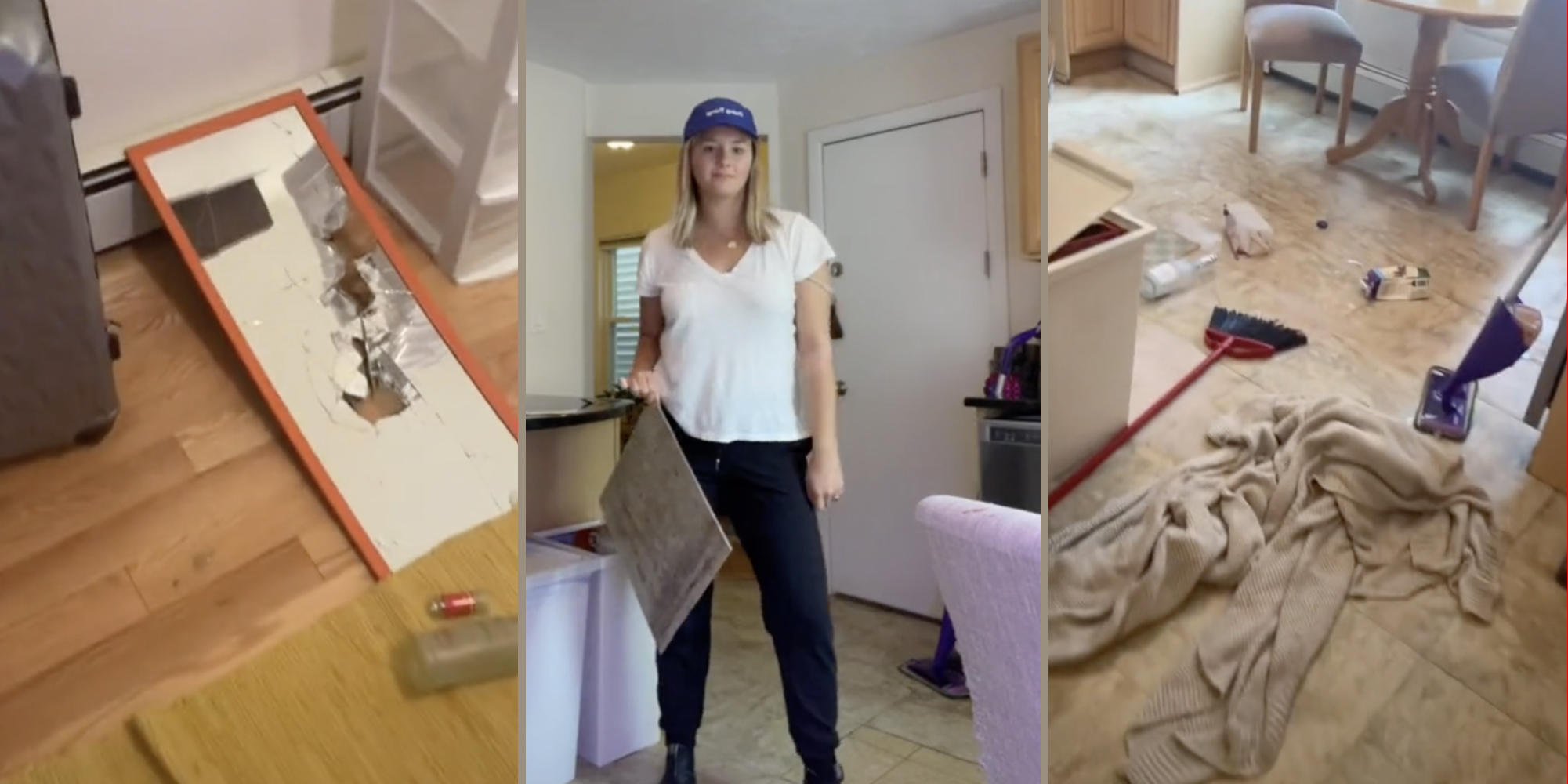 tiktoker's home destroyed by man