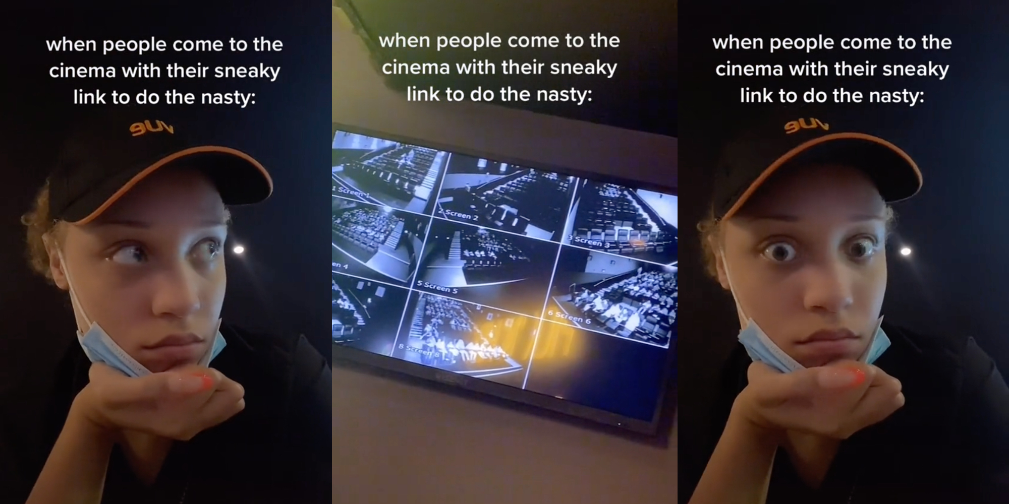 Movie theater cameras