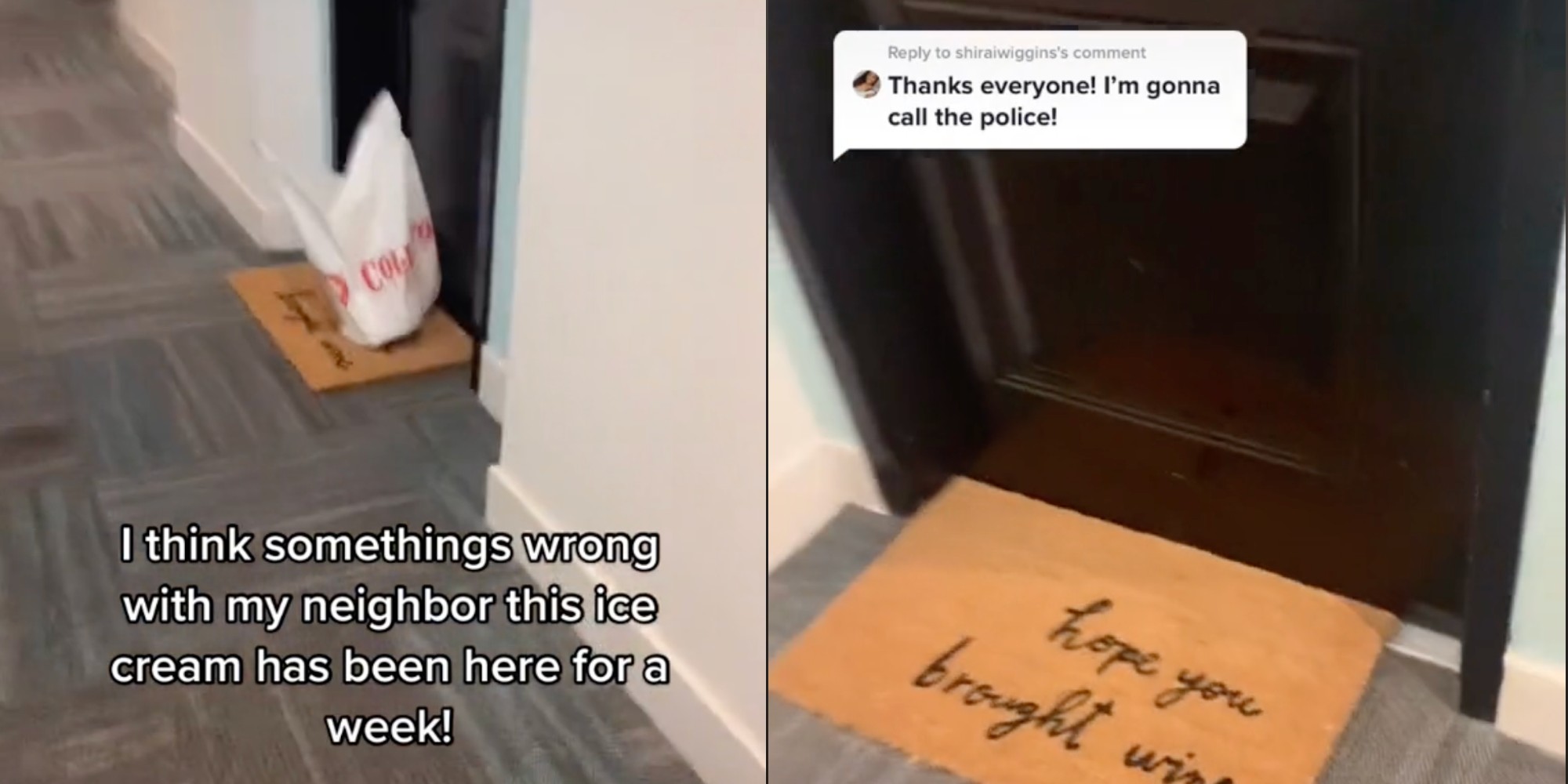 cold stone on doorstep