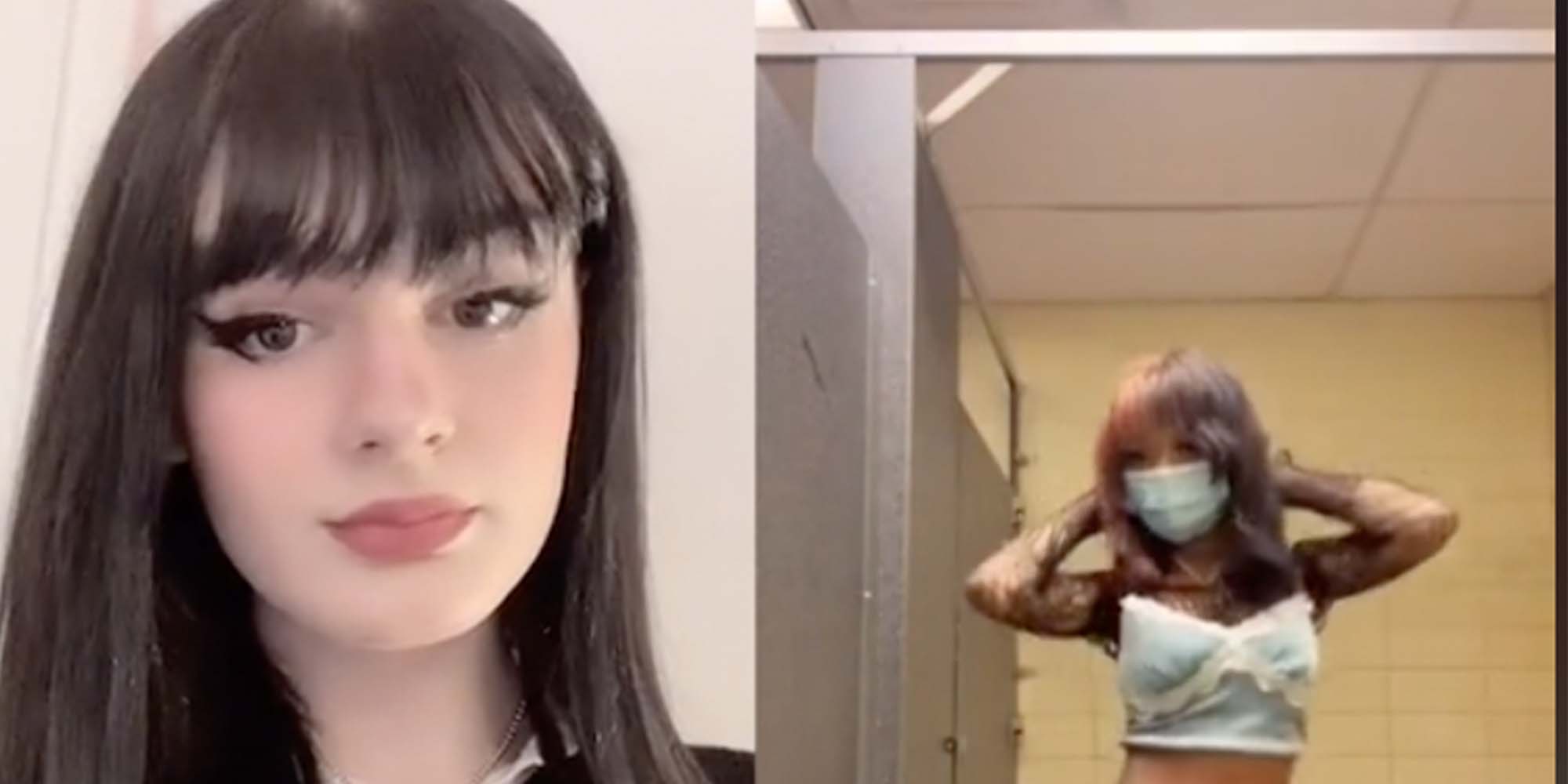 A TikToker called out another one for pretending to be trans.