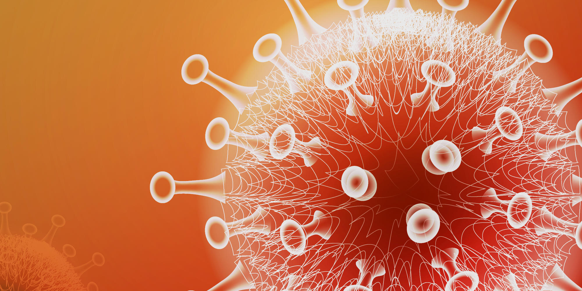 illustration of the covid 19 virus