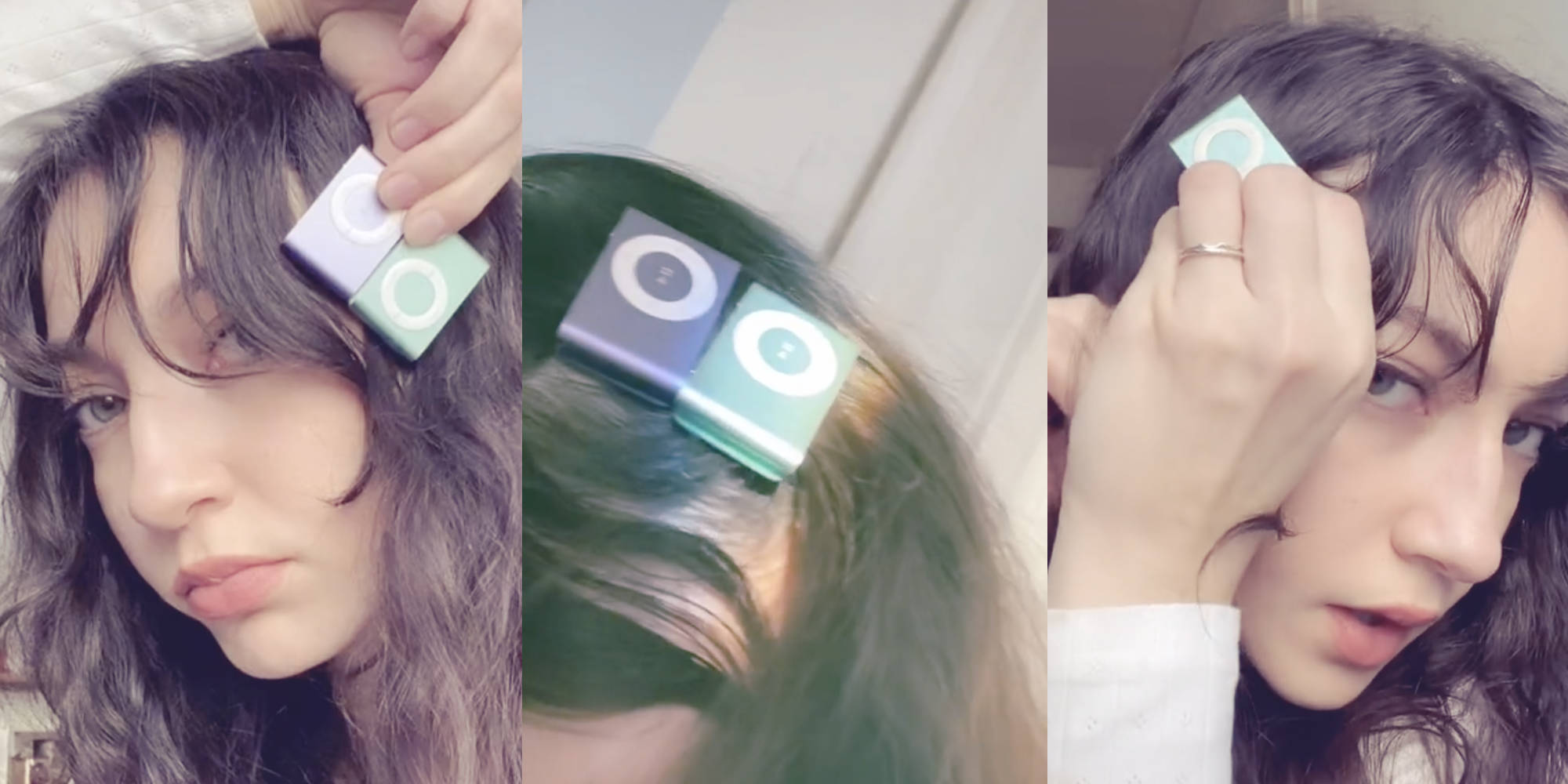 @sailorkiki's iPod shuffle hair clips