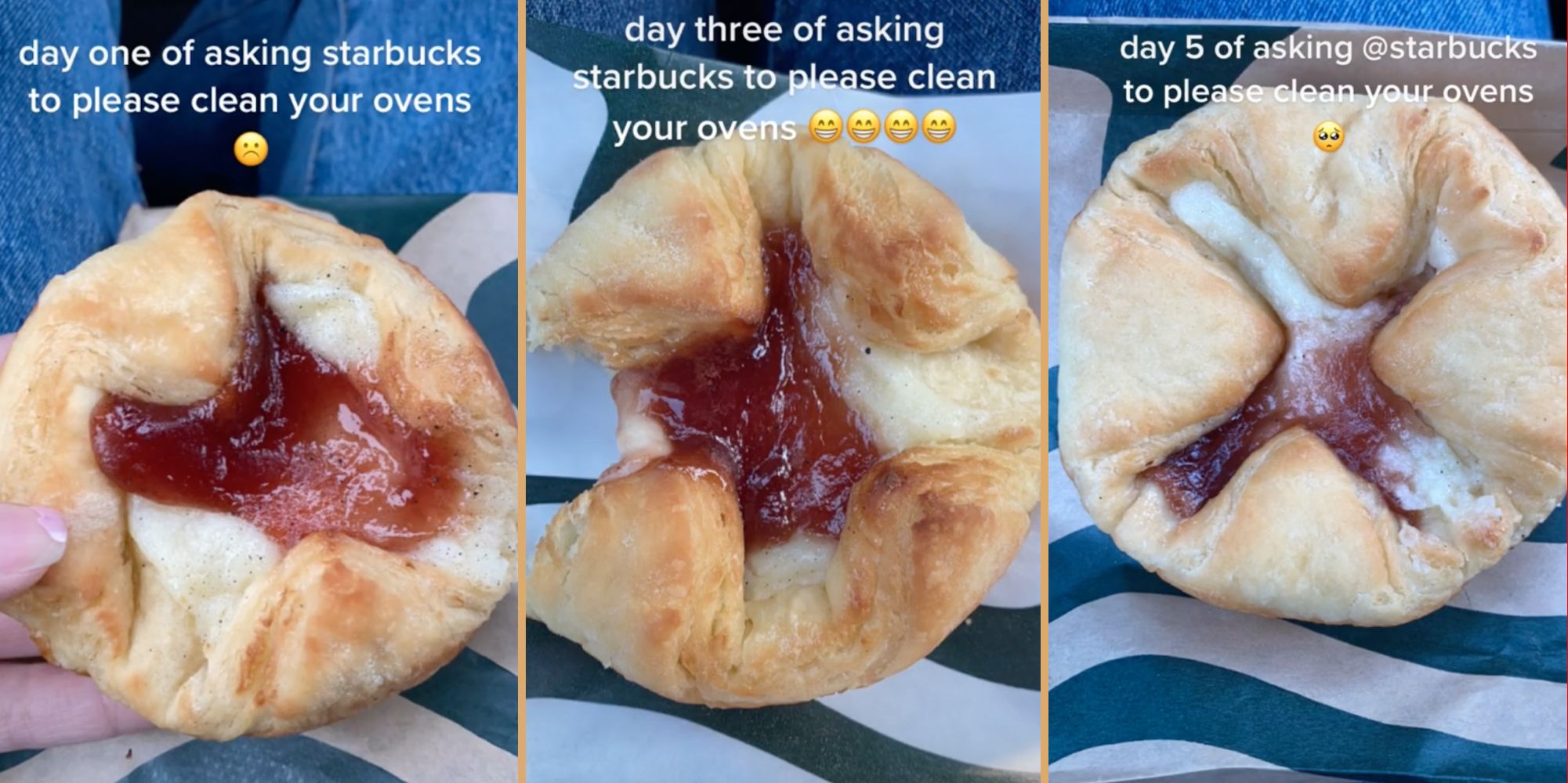 black flecks on starbucks pastry