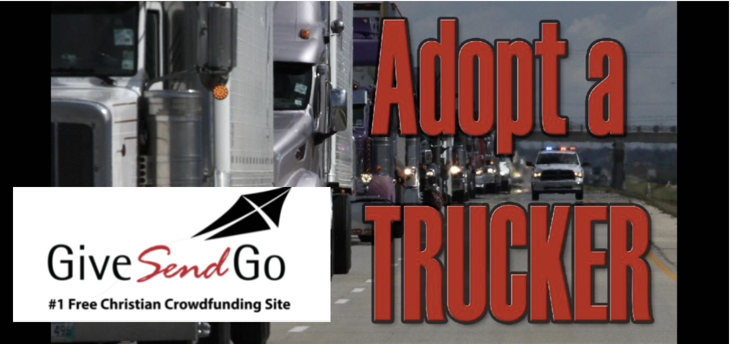 trucker convoy on givesendgo