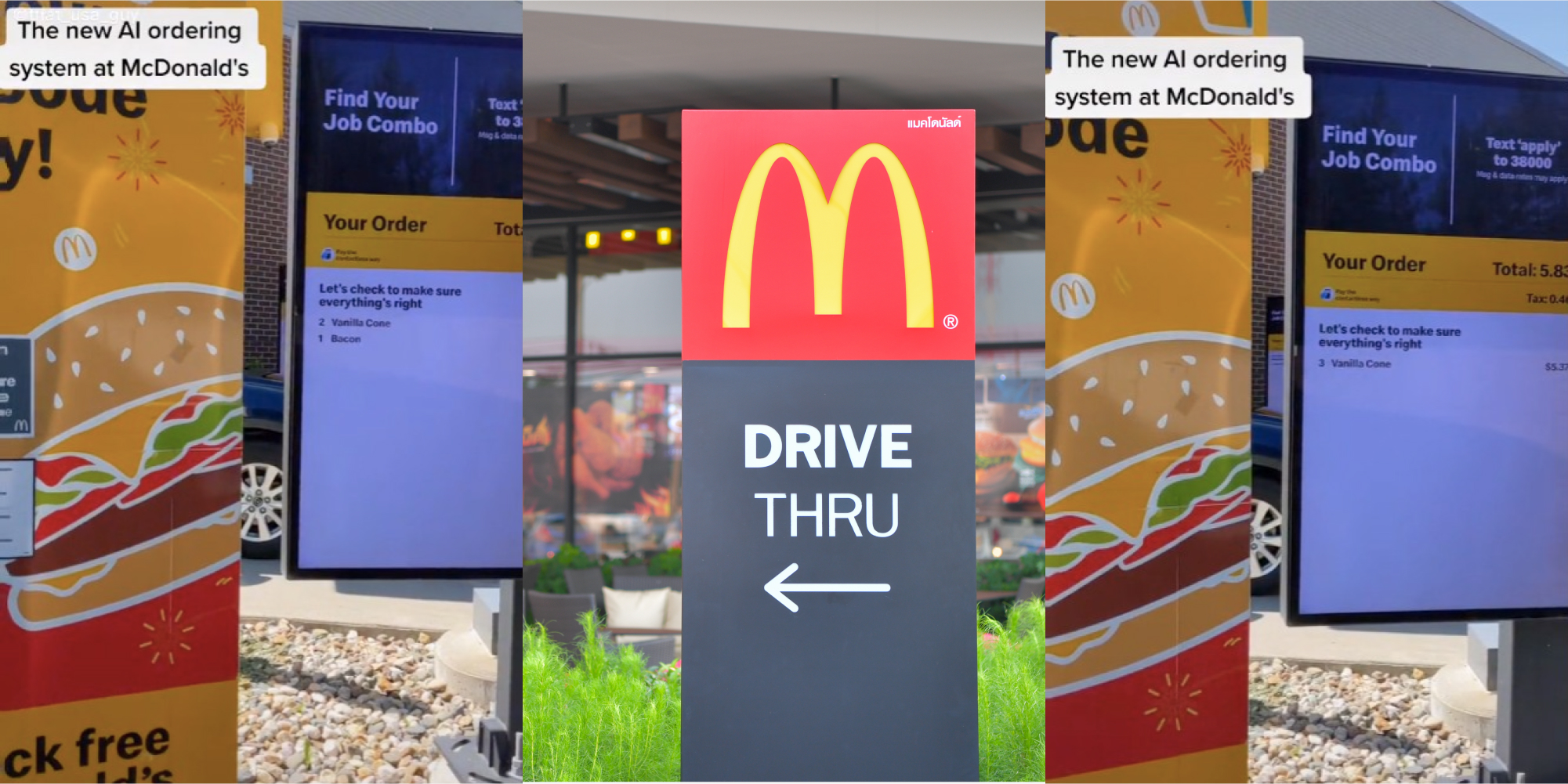 man shares what new mcdonalds ai ordering system looks like tiktok