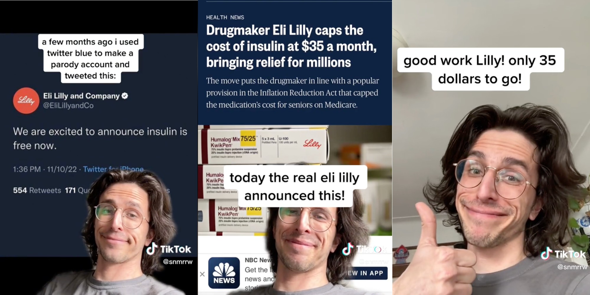 TikToker's parody of cheaper insulin comes to fruition