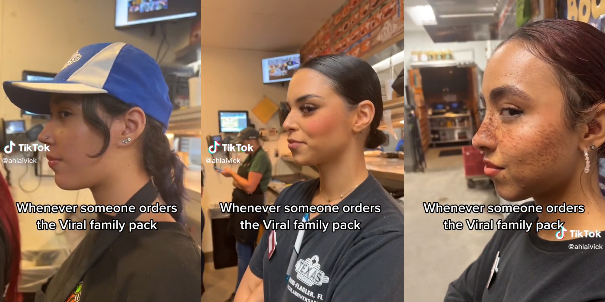 texas roadhouse servers "side-eye"