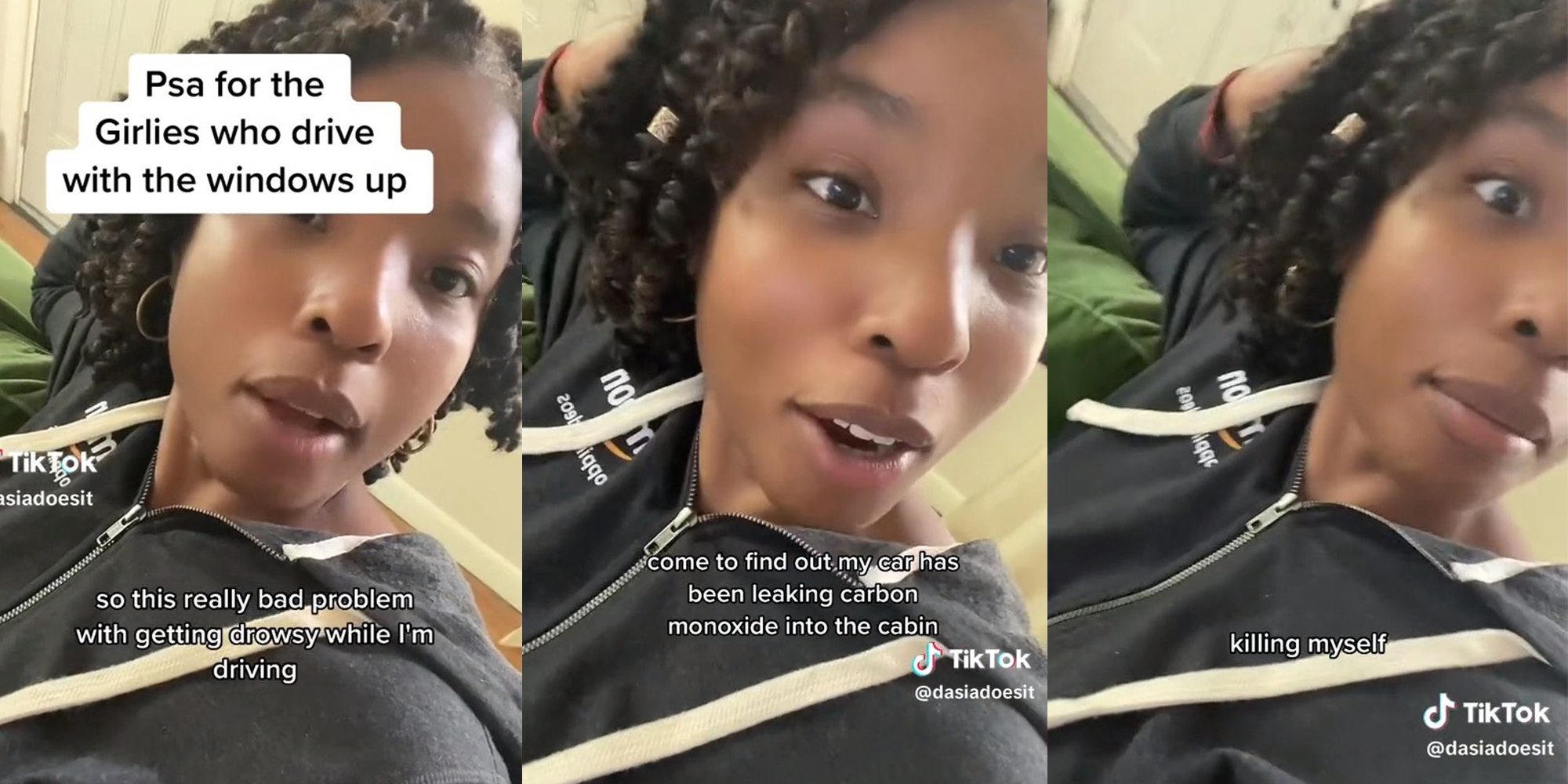 Woman says car was leaking carbon monoxide into the cabin