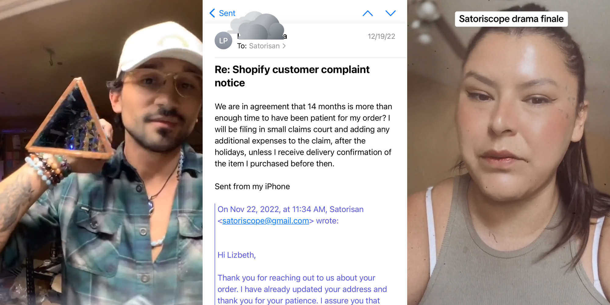 Customer calls out kaleidoscope business that didn't fulfill her order after over a year