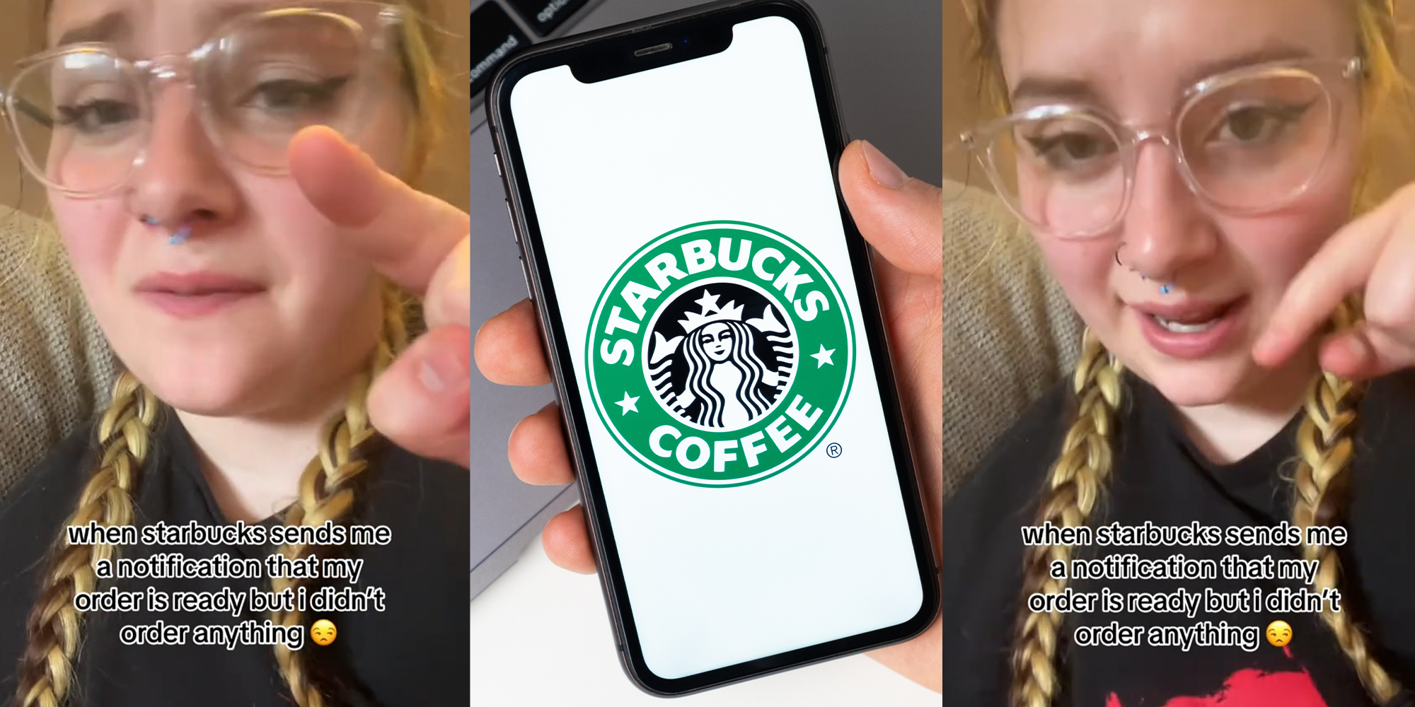 Starbucks customer gets notified her drink is ready. She didn't order anything.