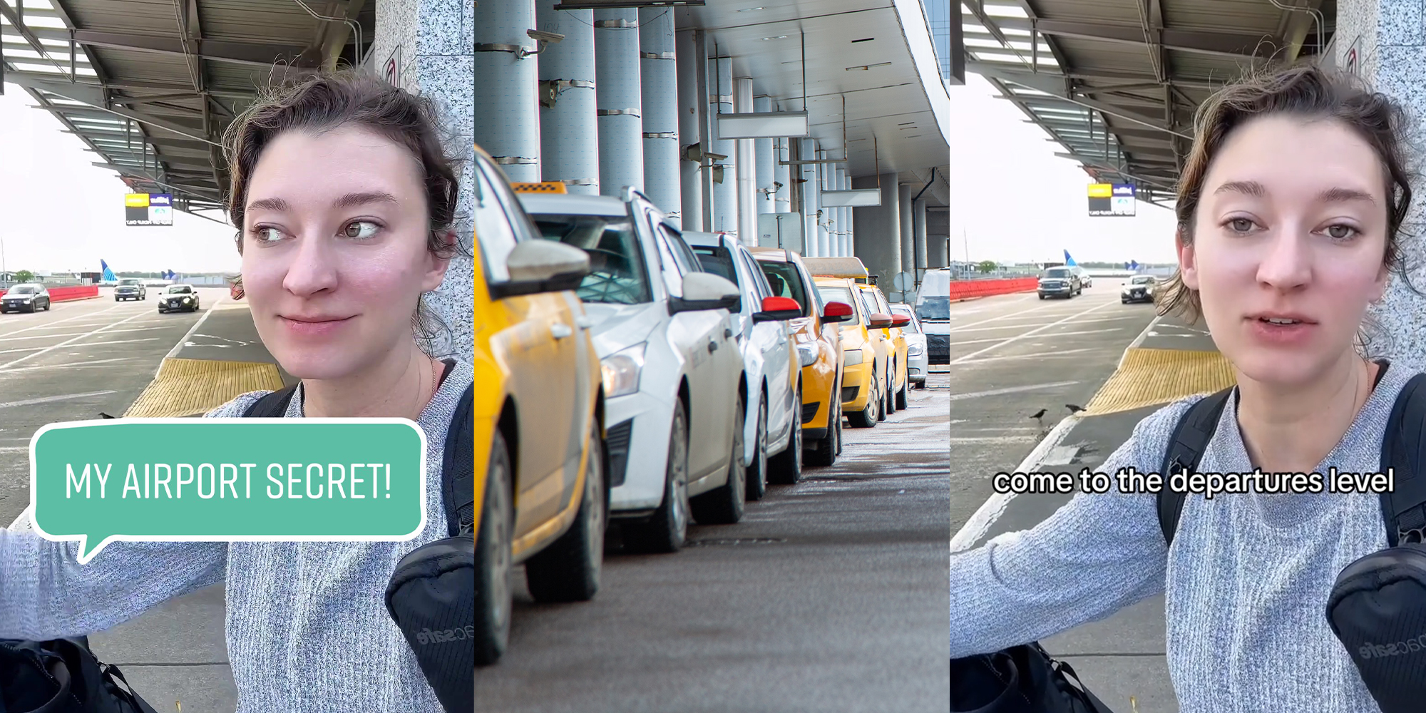 Traveler shares airport hack for avoiding long line at pickup after flight