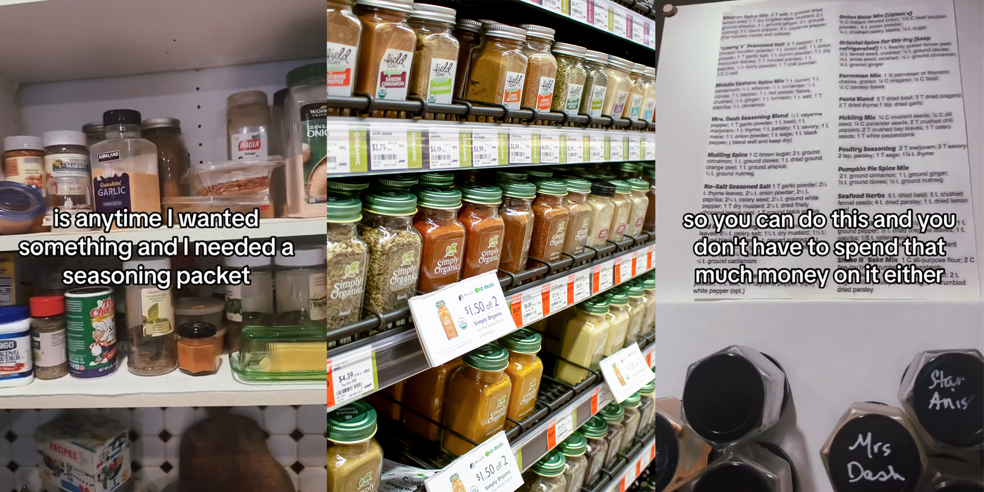 TikToker shares spice packet hack to save money