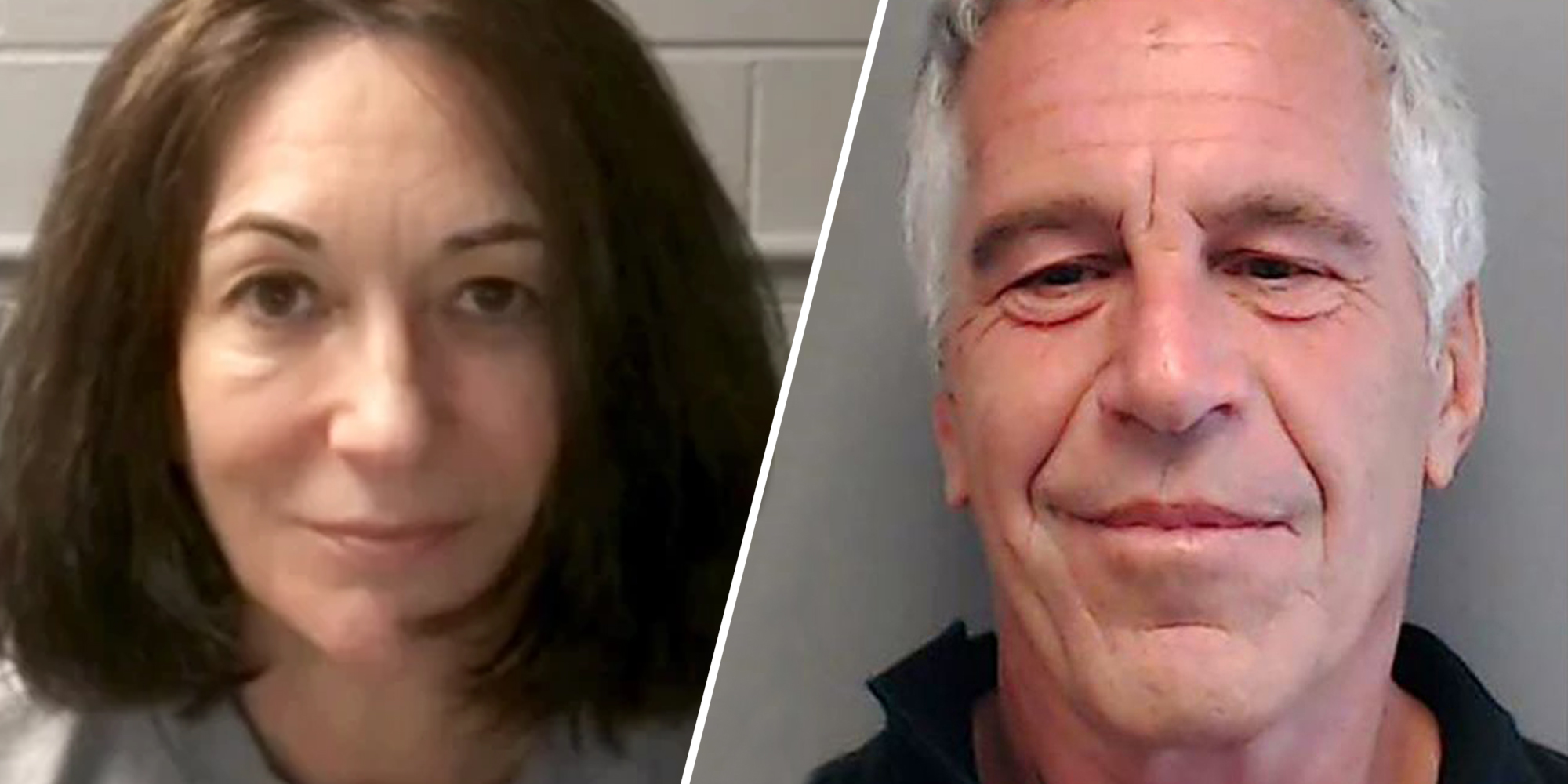 Ghislaine Maxwell(l), Jeffrey Epstein(r)