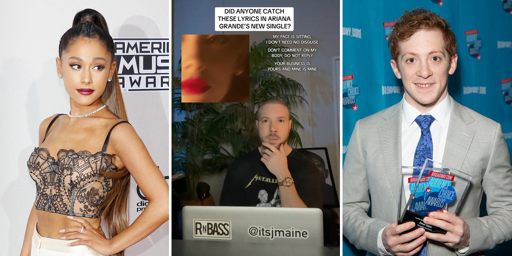 Ariana Grande, TikToke analysing New Music Video, Ethan Slater