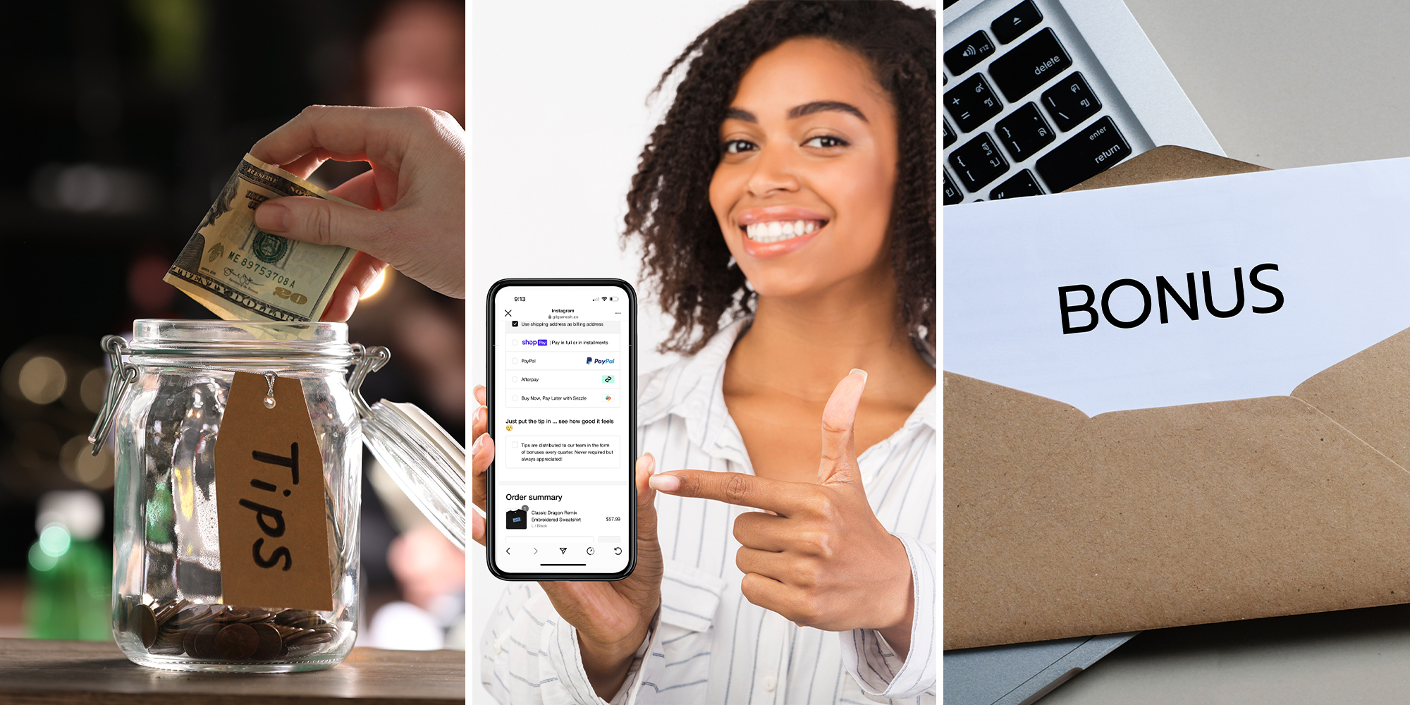 Customer gets asked to leave tip to pay for workers’ bonuses for the quarter