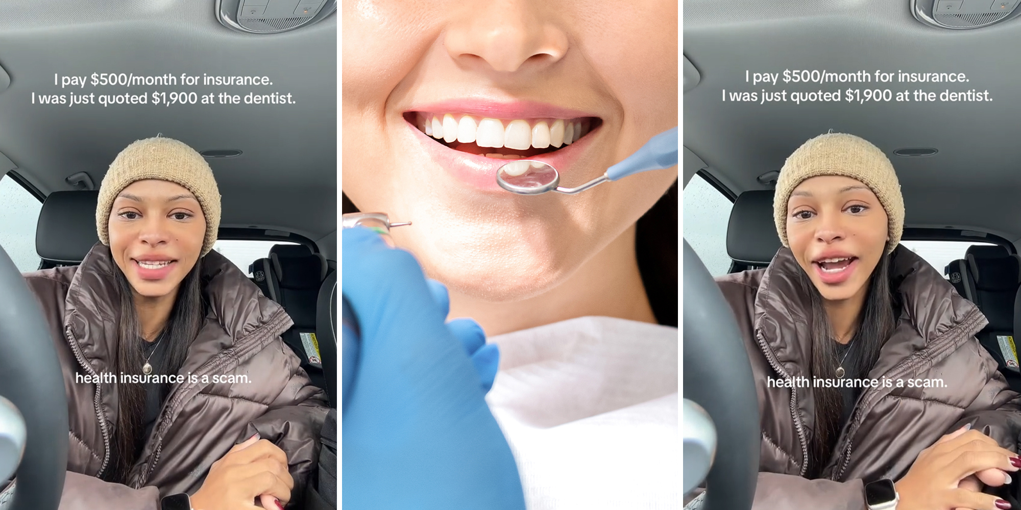 woman explaining health insurance is a scam