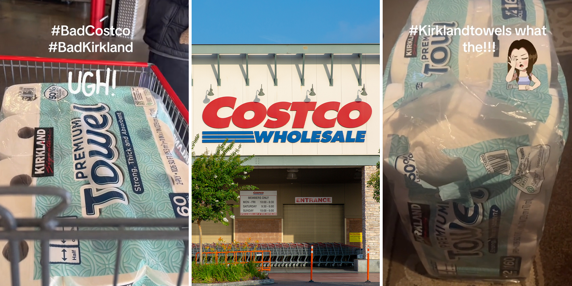 Woman complains, returns pack of Costco paper towels after store changes packaging
