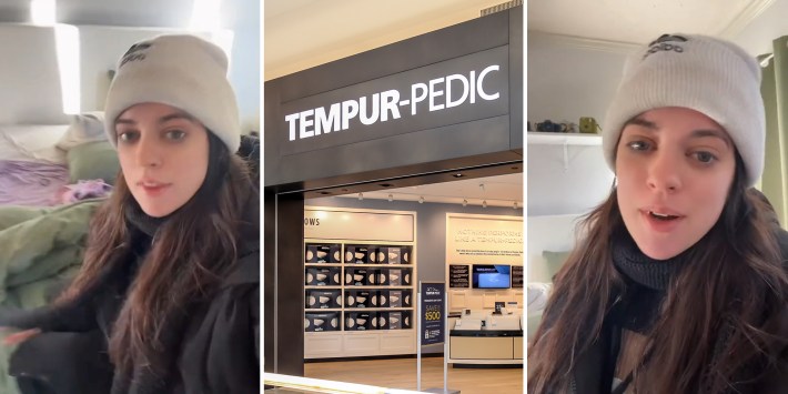 Woman says her Tempur-Pedic Mattress froze solid