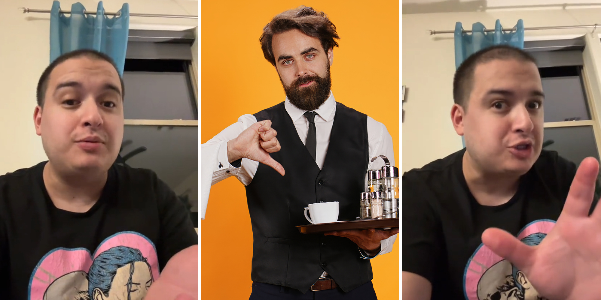 Ex-restaurant server calls out customers who forget what they ordered when he brings out their dinner