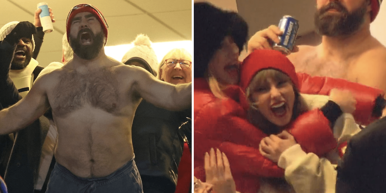 jason kelce memes shirtless