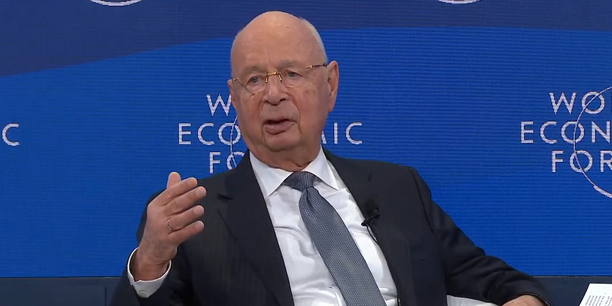 Klaus Schwab speaking