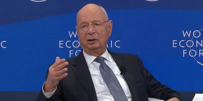 Klaus Schwab speaking