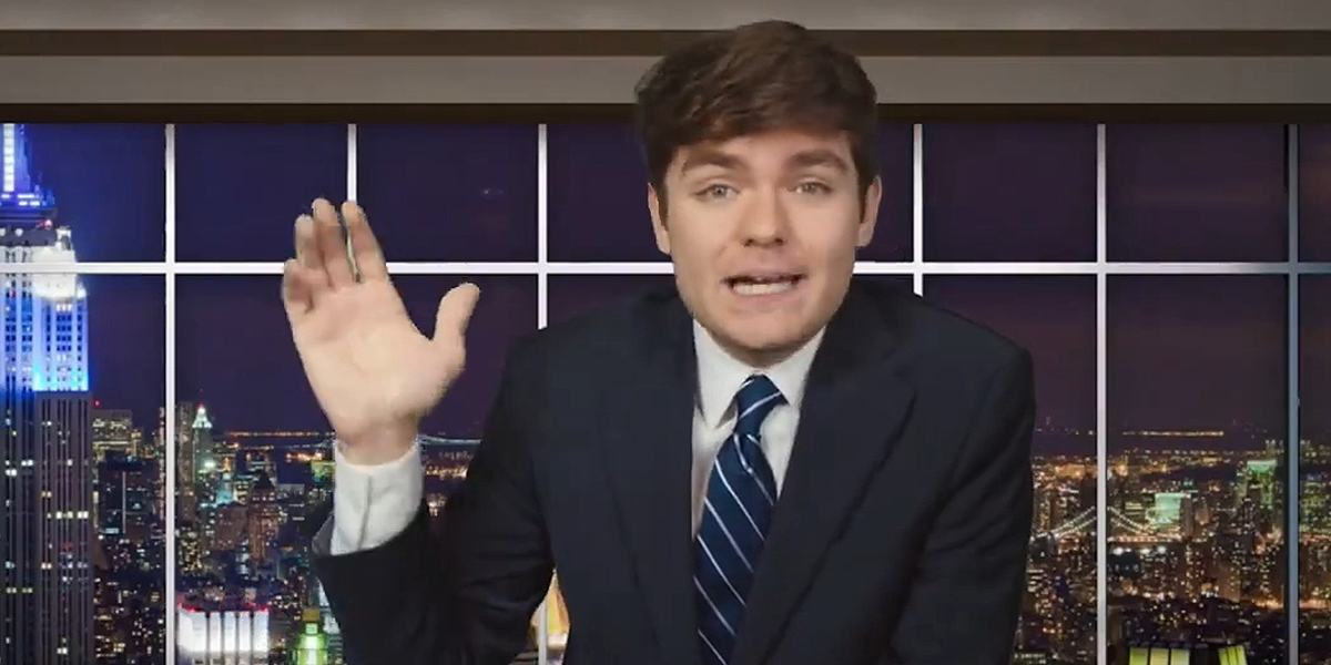 Nick Fuentes speaking