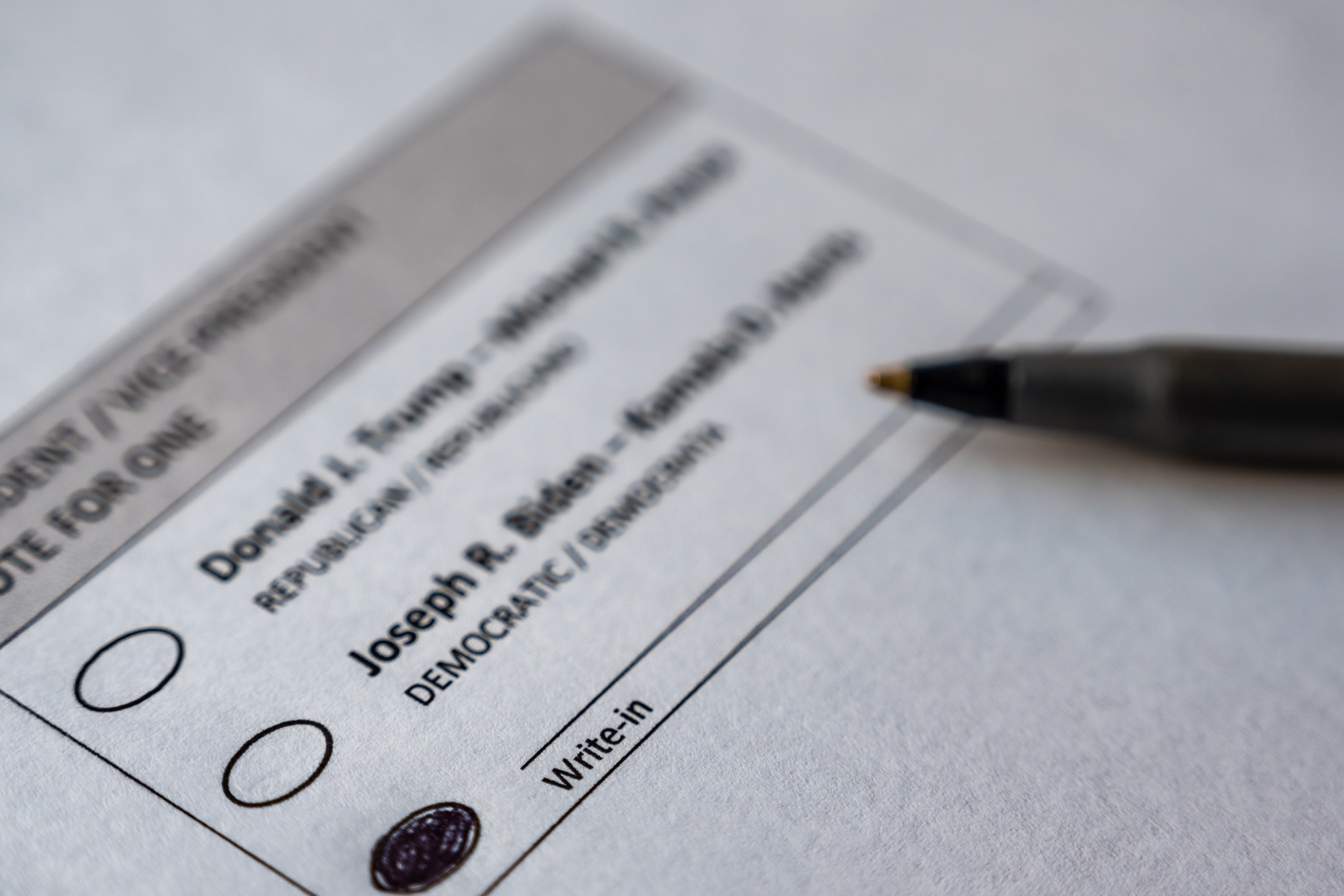write in ballot