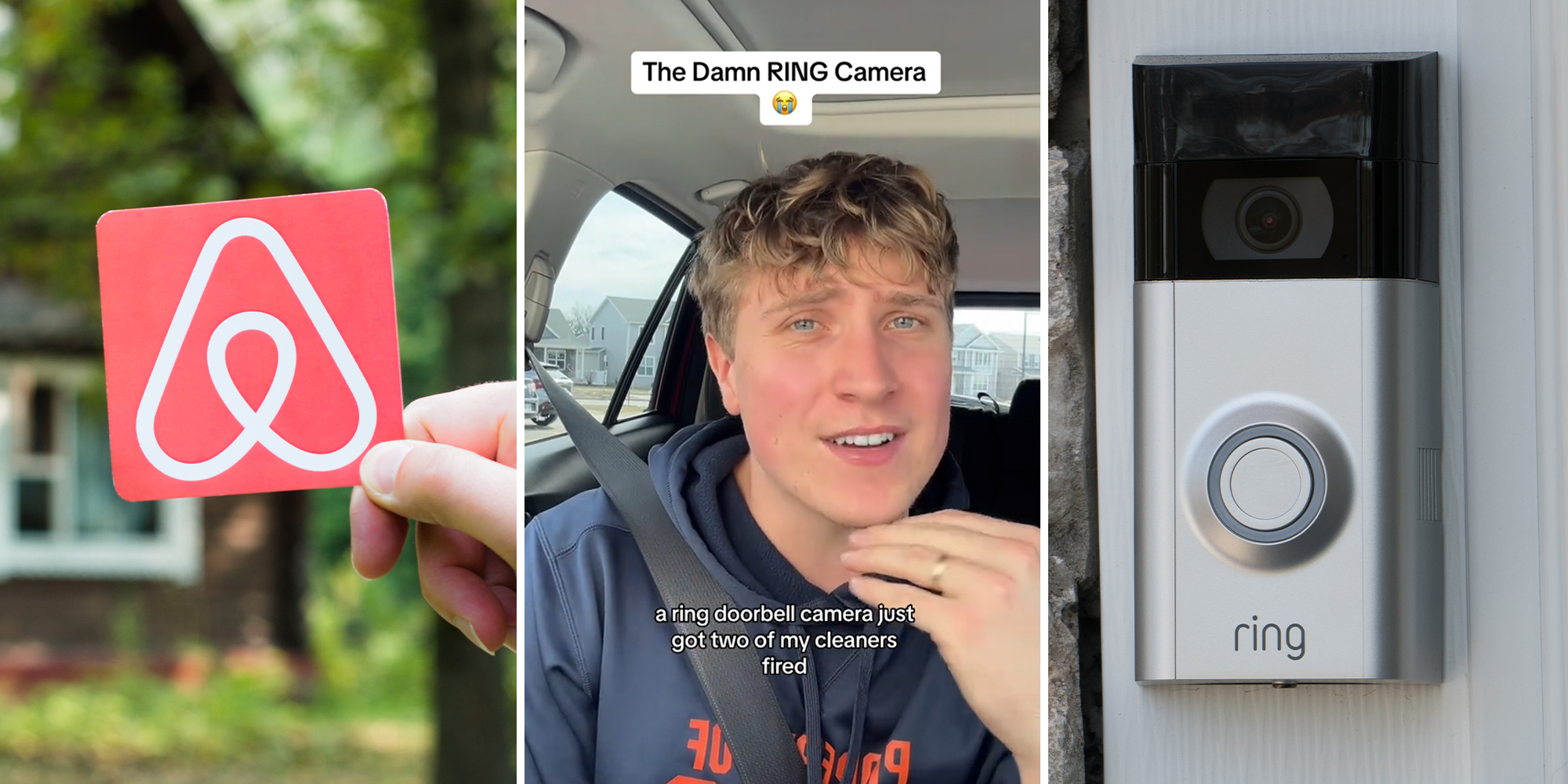 Airbnb host says he had to fire his cleaning staff over Ring video