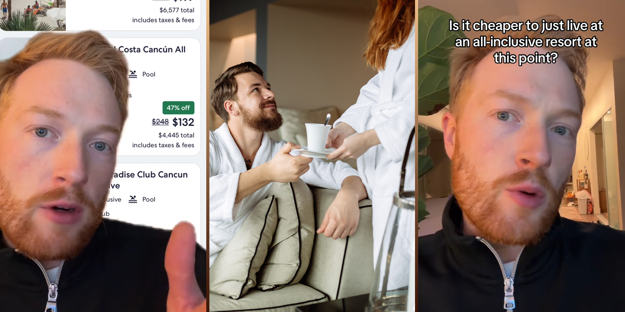 Apartment dweller determines it’s cheaper to live in an all-inclusive resort