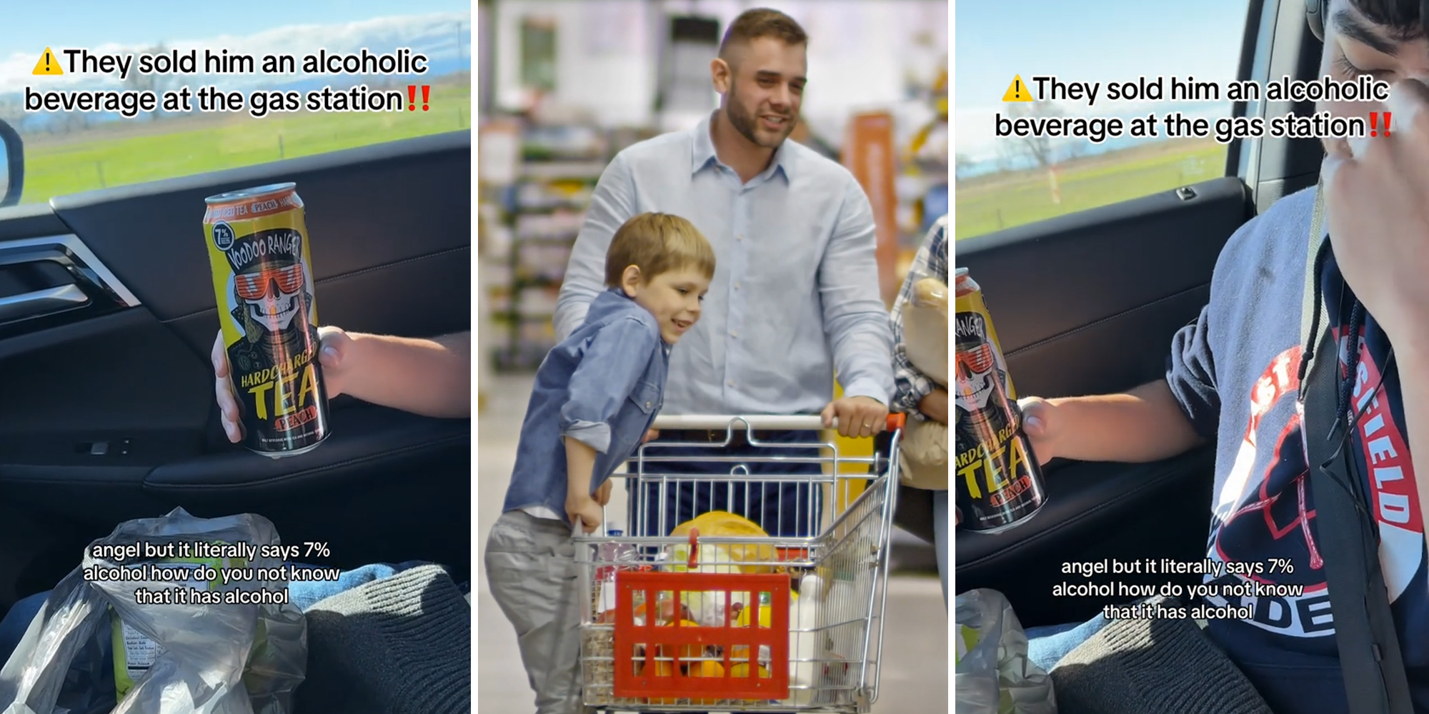 Viewers divided after gas station sells child ‘Hard-Charged Tea’ that contains 7% alcohol