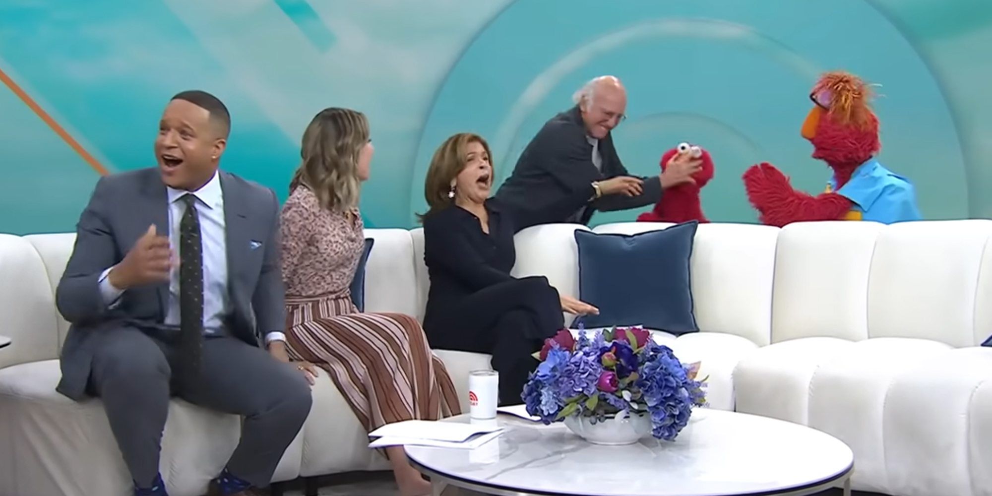 Larry David's Elmo slap brings hilarious online histrionics