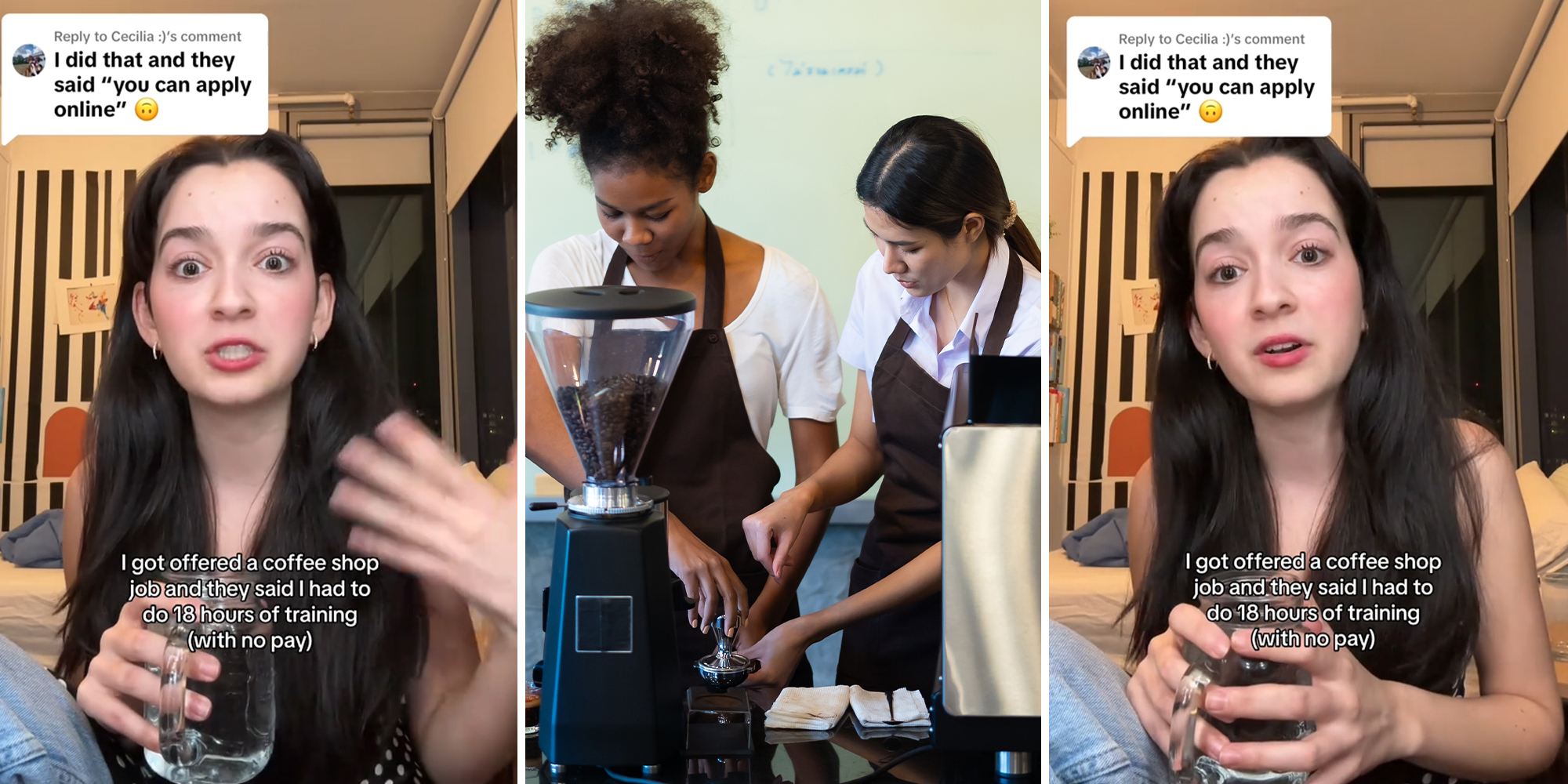 Job-hunter finally gets offered a role. They tell her she has to do 18 hours of training unpaid