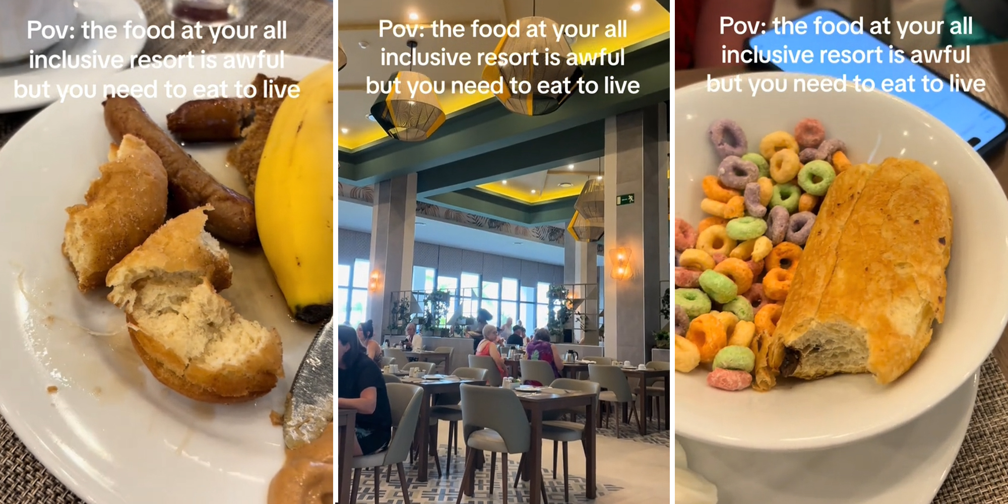 Resort guests warn what kind of food you can expect