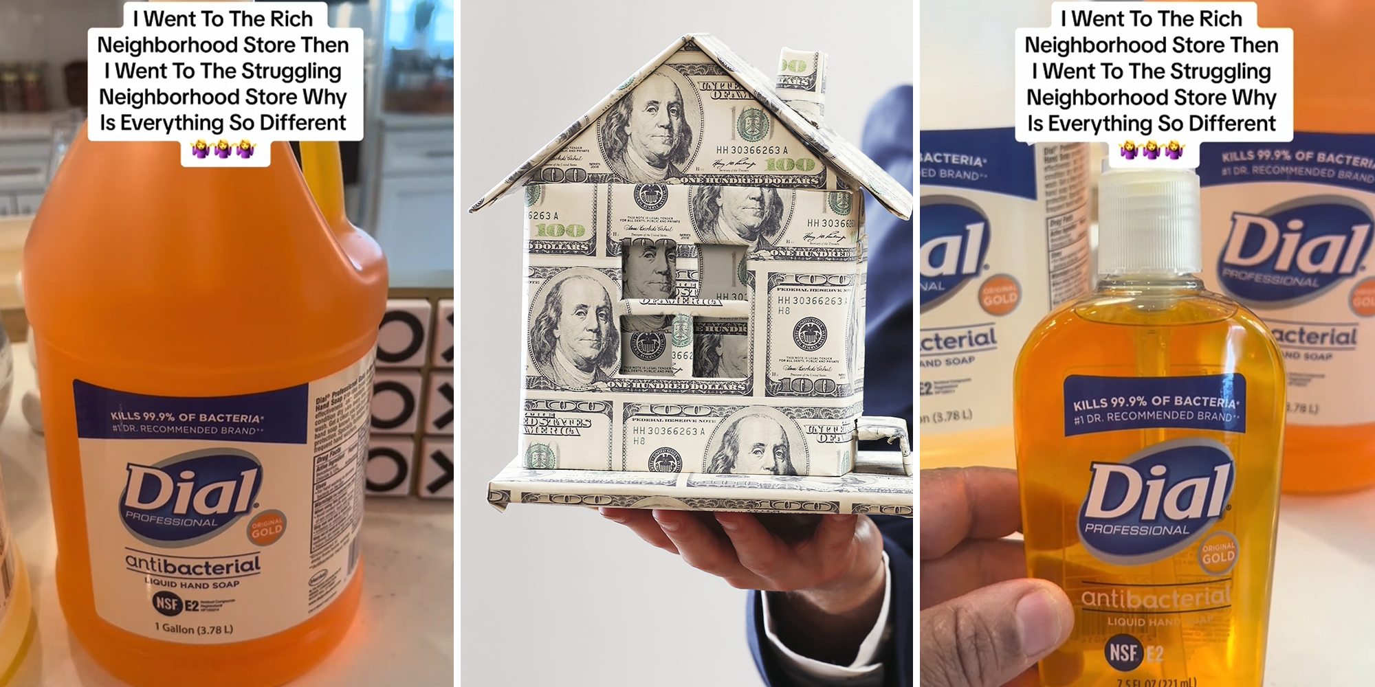 Woman says she got better deal on essential goods in ‘rich’ area