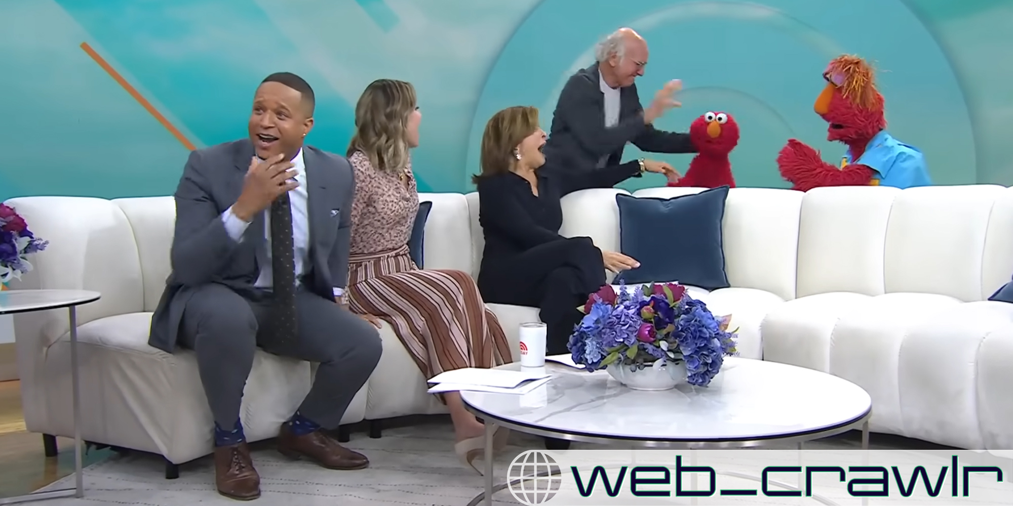 Larry David slapping Elmo prompts online meltdown