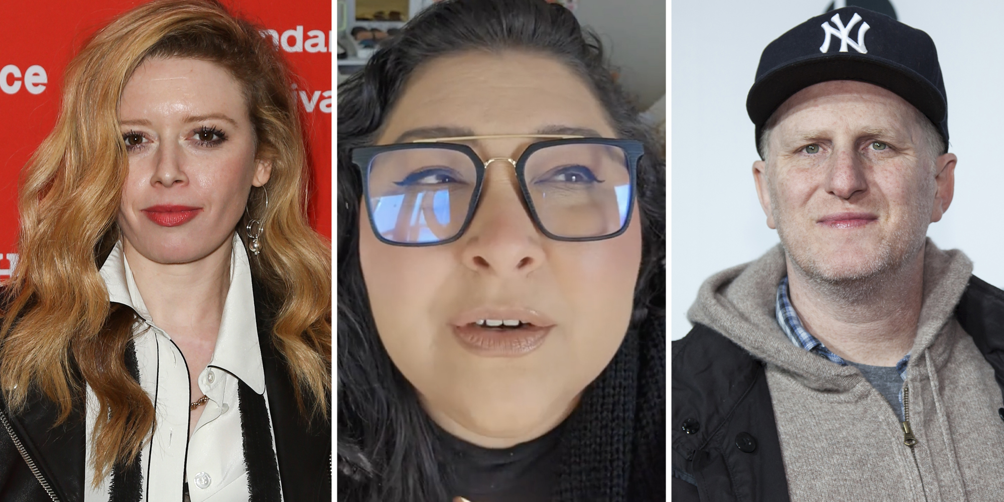 Natasha Lyonne(l), chef liv vasquez(c), Michael Rapaport(r)