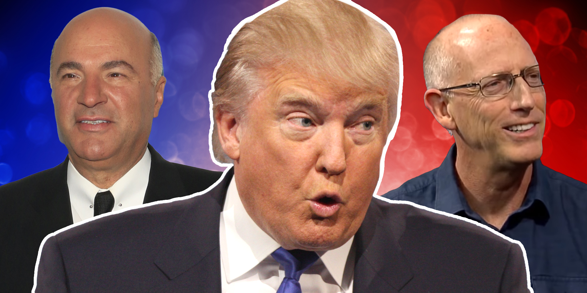 Donald Trump, Kevin O'Leary, Scott Adams