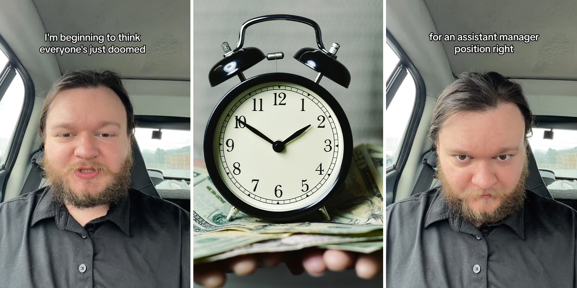 Job seeker applies for management position at large retail chain