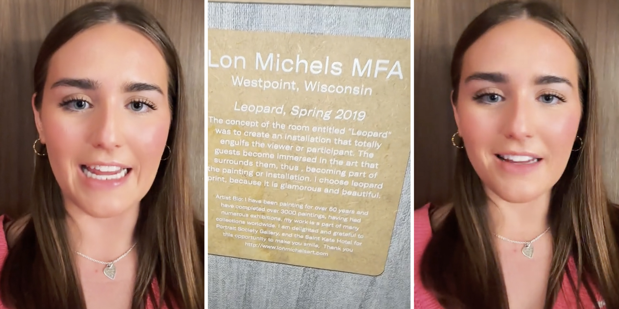 Women talking(l+r), Sign(c)